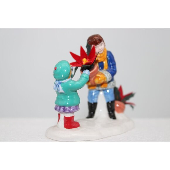 Dept 56 Snow Village - Poinsettias for Sale - Picture 3 of 8